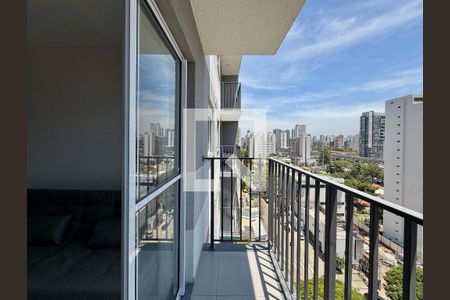 Sacada de apartamento para alugar com 1 quarto, 27m² em Campo Belo, São Paulo