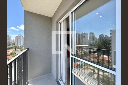 Sacada de apartamento para alugar com 1 quarto, 27m² em Campo Belo, São Paulo