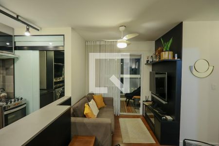 Sala de estar - Jantar de apartamento à venda com 2 quartos, 58m² em Jardim das Acacias, São Paulo