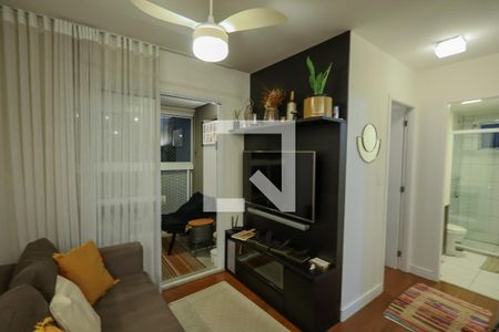 Sala de estar - Jantar de apartamento à venda com 2 quartos, 58m² em Jardim das Acacias, São Paulo
