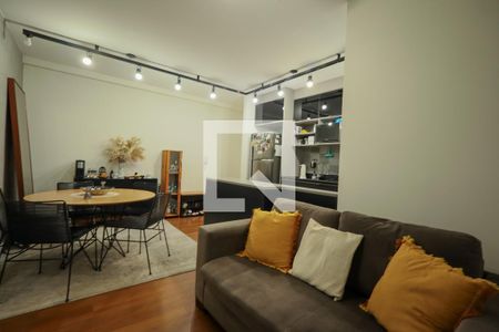 Sala de estar - Jantar de apartamento à venda com 2 quartos, 58m² em Jardim das Acacias, São Paulo