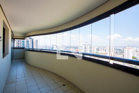 Varanda da sala de apartamento à venda com 3 quartos, 144m² em Vila Assunção, Santo André