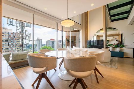 Sala/Cozinha de apartamento à venda com 1 quarto, 108m² em Pinheiros, São Paulo