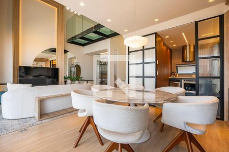 Sala/Cozinha de apartamento à venda com 1 quarto, 108m² em Pinheiros, São Paulo