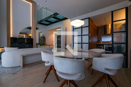 Sala/Cozinha de apartamento à venda com 1 quarto, 108m² em Pinheiros, São Paulo