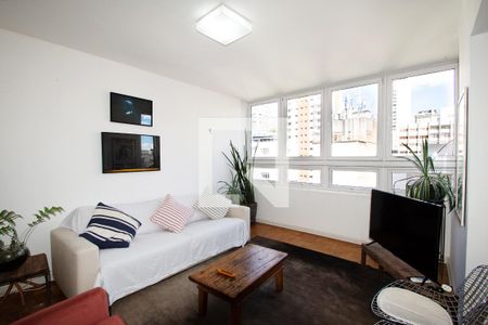 sala de estar de apartamento para alugar com 3 quartos, 120m² em Jardim Paulista, São Paulo