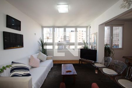 sala de estar de apartamento para alugar com 3 quartos, 120m² em Jardim Paulista, São Paulo