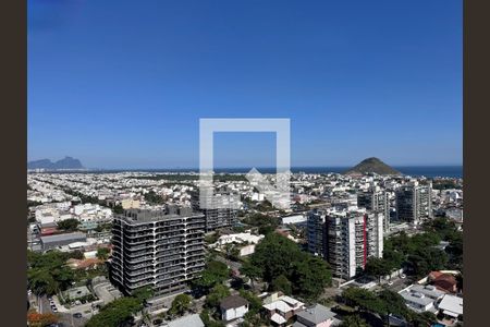 Varanda - Vista de apartamento à venda com 3 quartos, 104m² em Recreio dos Bandeirantes, Rio de Janeiro
