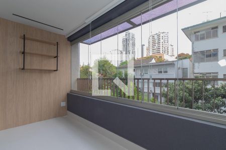 Varanda da Sala de apartamento para alugar com 1 quarto, 38m² em Perdizes, São Paulo