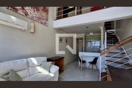 Sala de apartamento à venda com 1 quarto, 72m² em Cambuí, Campinas