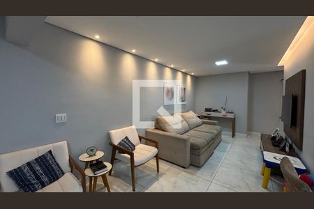 Sala - Sala de Jantar de apartamento à venda com 3 quartos, 97m² em Vila Scarpelli, Santo André