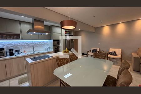 Sala - Sala de Jantar de apartamento à venda com 3 quartos, 97m² em Vila Scarpelli, Santo André