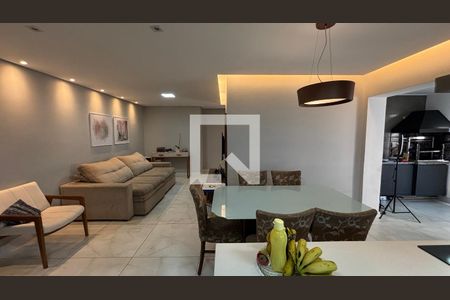 Sala - Sala de Jantar de apartamento à venda com 3 quartos, 97m² em Vila Scarpelli, Santo André