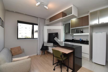 Sala de kitnet/studio para alugar com 1 quarto, 41m² em Juvevê, Curitiba