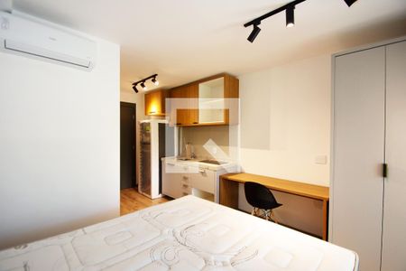 quarto sala studio de kitnet/studio para alugar com 1 quarto, 24m² em Sumaré, São Paulo