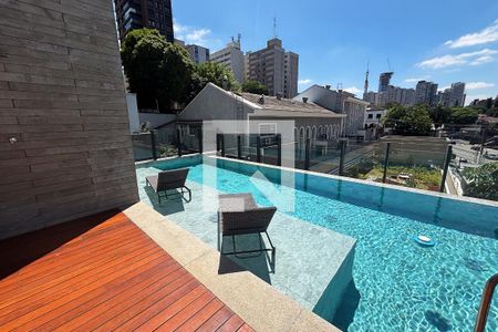 piscina de kitnet/studio para alugar com 1 quarto, 24m² em Sumaré, São Paulo
