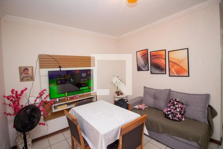 Sala de apartamento à venda com 2 quartos, 48m² em Jardim Laguna, Contagem