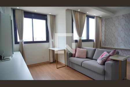Sala  de apartamento para alugar com 2 quartos, 72m² em Azenha, Porto Alegre