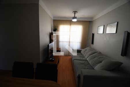 Sala de apartamento à venda com 3 quartos, 70m² em Vila Nova Teixeira, Campinas