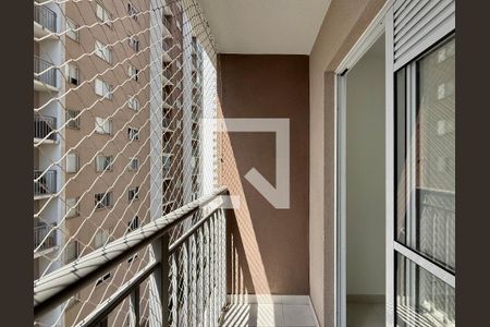 Sacada de apartamento para alugar com 1 quarto, 27m² em Jardim Caravelas, São Paulo