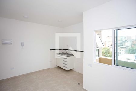 Sala/Cozinha de apartamento para alugar com 1 quarto, 36m² em Vila Clara, São Paulo