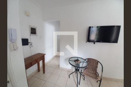 Sala de apartamento para alugar com 1 quarto, 42m² em Itararé, São Vicente