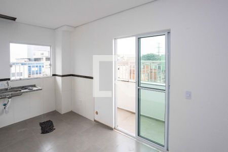Sala/Cozinha de apartamento para alugar com 1 quarto, 38m² em Vila Clara, São Paulo