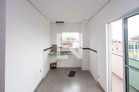 Sala/Cozinha de apartamento para alugar com 1 quarto, 38m² em Vila Clara, São Paulo