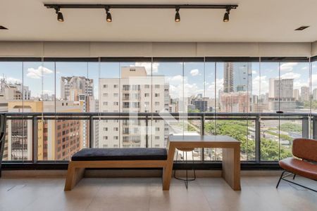 Varanda de apartamento para alugar com 2 quartos, 70m² em Chácara Santo Antônio (Zona Sul), São Paulo