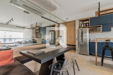 Sala de apartamento para alugar com 2 quartos, 70m² em Chácara Santo Antônio (Zona Sul), São Paulo