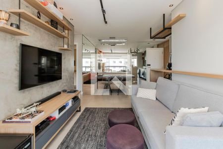 Sala de apartamento para alugar com 2 quartos, 70m² em Chácara Santo Antônio (Zona Sul), São Paulo