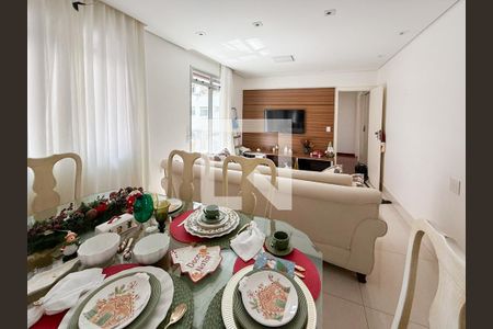 Sala de apartamento à venda com 3 quartos, 105m² em Buritis, Belo Horizonte