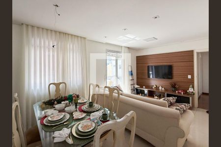 Sala de apartamento à venda com 3 quartos, 105m² em Buritis, Belo Horizonte