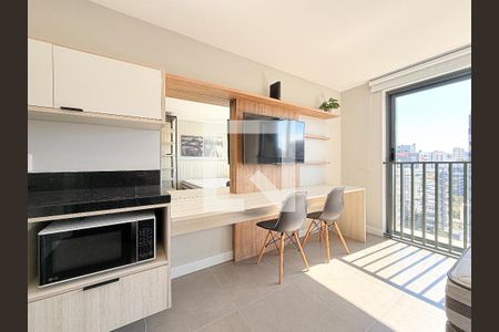 Sala de kitnet/studio para alugar com 1 quarto, 24m² em Auxiliadora, Porto Alegre