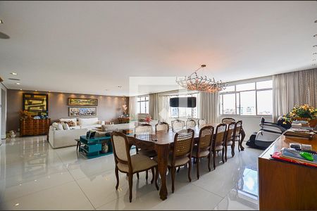 Sala de Jantar de apartamento à venda com 5 quartos, 600m² em Lourdes, Belo Horizonte