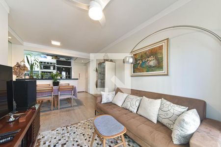 Sala de apartamento à venda com 2 quartos, 55m² em Chácara Santo Antônio (zona Sul), São Paulo