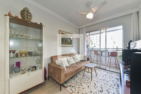 Sala de apartamento à venda com 2 quartos, 55m² em Chácara Santo Antônio (zona Sul), São Paulo