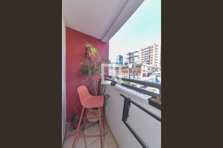 Varanda de apartamento à venda com 2 quartos, 55m² em Chácara Santo Antônio (zona Sul), São Paulo