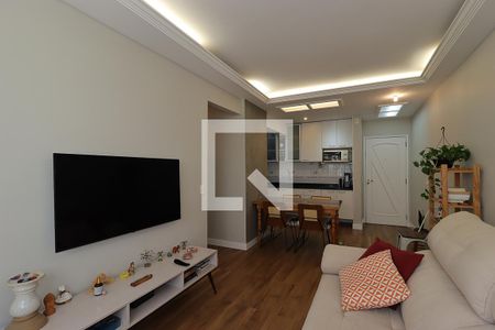 Sala de apartamento à venda com 3 quartos, 71m² em Val Paraiso, Santo André