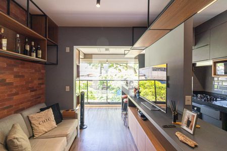 Sala de apartamento à venda com 2 quartos, 74m² em Vila Olímpia, São Paulo