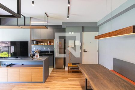 Sala de apartamento à venda com 2 quartos, 74m² em Vila Olímpia, São Paulo