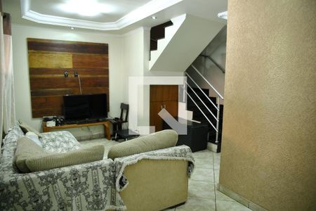 Sala de casa de condomínio à venda com 3 quartos, 130m² em Jardim das Quatro Marias, São Bernardo do Campo