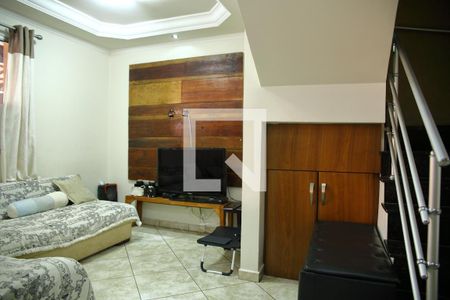 Sala de casa de condomínio à venda com 3 quartos, 130m² em Jardim das Quatro Marias, São Bernardo do Campo