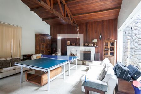 sala - lareira  de casa à venda com 4 quartos, 1272m² em Sion, Belo Horizonte
