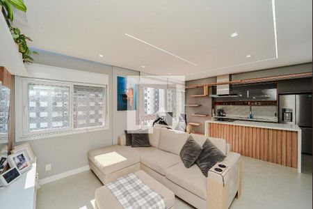 Sala de apartamento à venda com 2 quartos, 67m² em São Sebastião, Porto Alegre