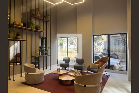 Hall de entrada de kitnet/studio para alugar com 1 quarto, 26m² em Barra Funda, São Paulo