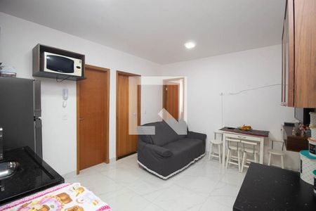 Sala / Cozinha  de kitnet/studio à venda com 1 quarto, 31m² em Vila Leonor, São Paulo