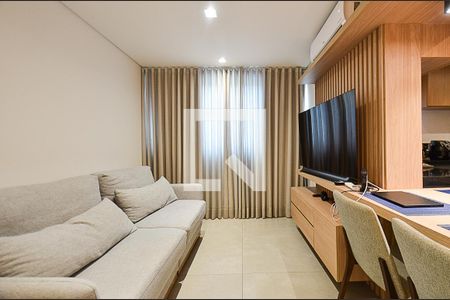 Sala de apartamento à venda com 2 quartos, 57m² em Savassi, Belo Horizonte