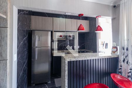 Cozinha e área de serviço de apartamento à venda com 2 quartos, 56m² em Cidade das Flores, Osasco