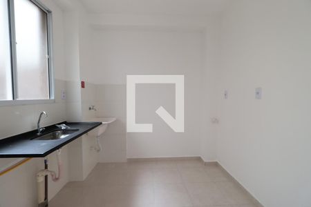 Cozinha de apartamento para alugar com 2 quartos, 42m² em Parque Residencial Candido Portinari, Ribeirão Preto
